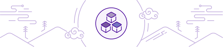 illustration of Heroku Cloud Native Buildpacks icon logo