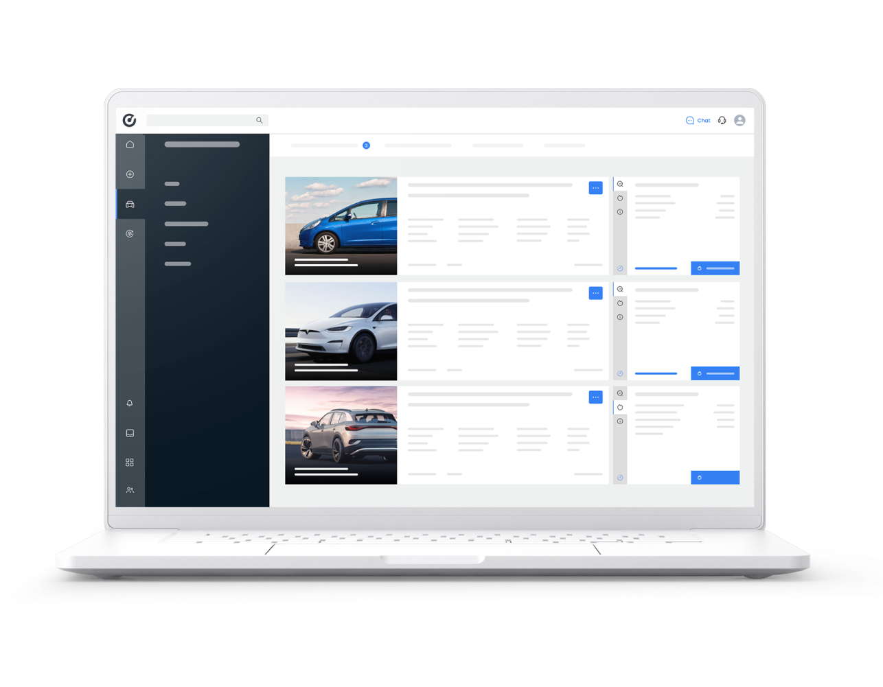 CarCollect Interface