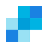 A logo featuring four blue squares arranged in a checkered pattern.