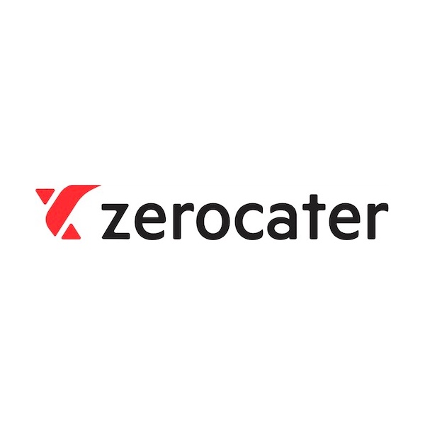 Zerocater logo with a red stylized "Z" on the left and the word "zerocater" in black text on the right.
