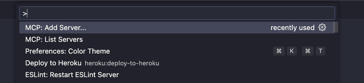 Connecting VSCode to Heroku via Heroku Remote MCP Server