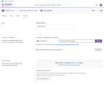 Heroku pipeline setup page showing pipeline name, GitHub connection options, and a notice that review apps management is not available.